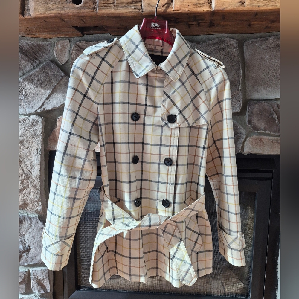 Coach Signature Short Trench Coat